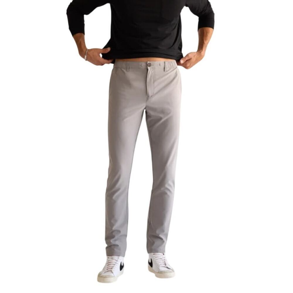 Chubbies Men's Mid Gray Everywear Performance 32" World's Grayests Pants Size M